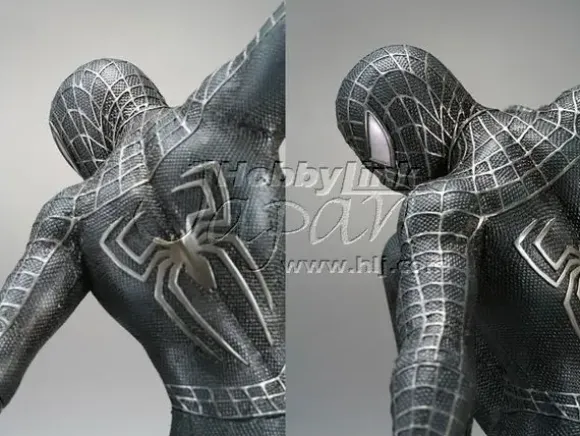 1/6 ARTFX Black Suited Spider-man Version 2 Painted Kit