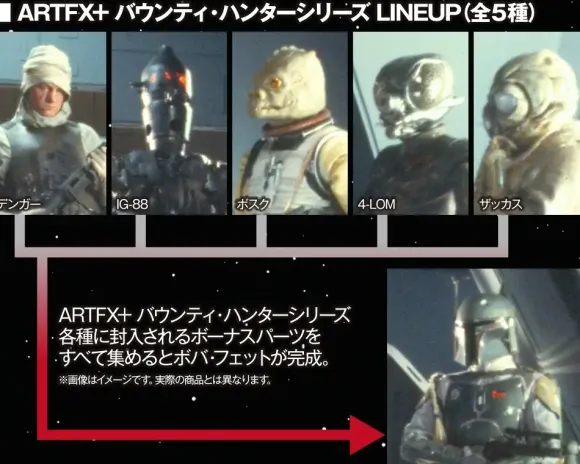 1/10 ARTFX+ Bounty Hunter Zuckuss PVC