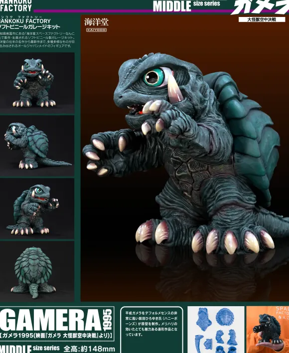 1/250 Deformed Gamera Soft Vinyl Kit Reprint