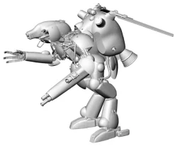 1/20 Humanoid Type Unmanned Space Interceptor Grosser Hund