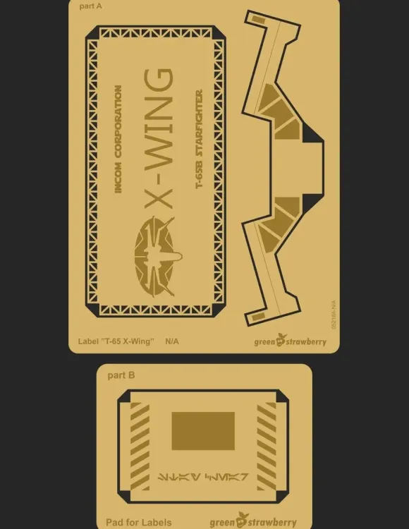 Label "T-65B X-Wing"