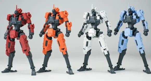1/18 3 min project Series Fenrir Plastic Model Kit (Orange)