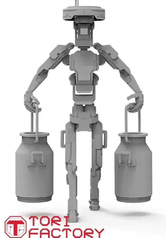 1/35 Worker Robot 2 Kazan Robo Tech PpT-800 Carry a Milk Churn